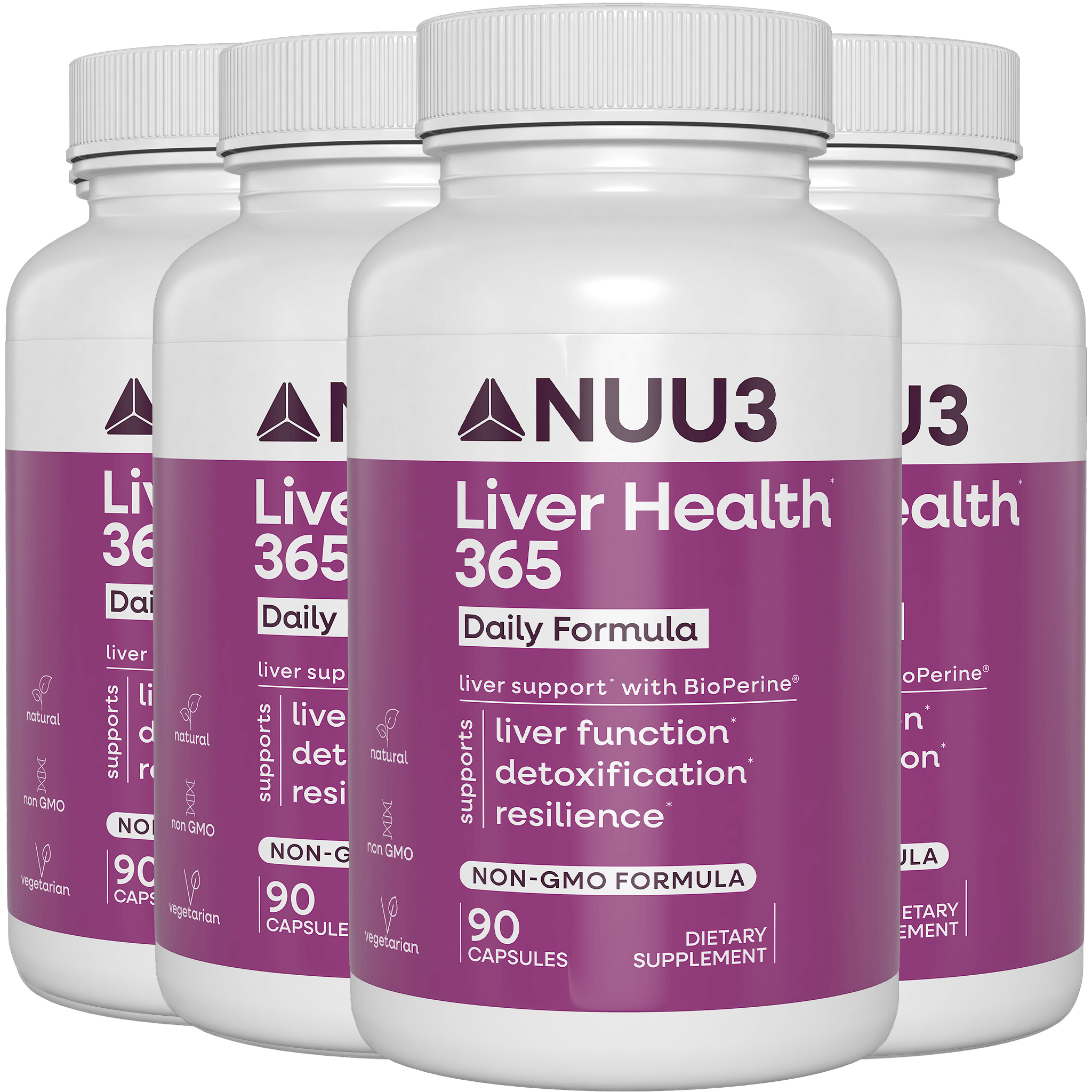 4 Bottles of Liver Health 365 - Nuu3
