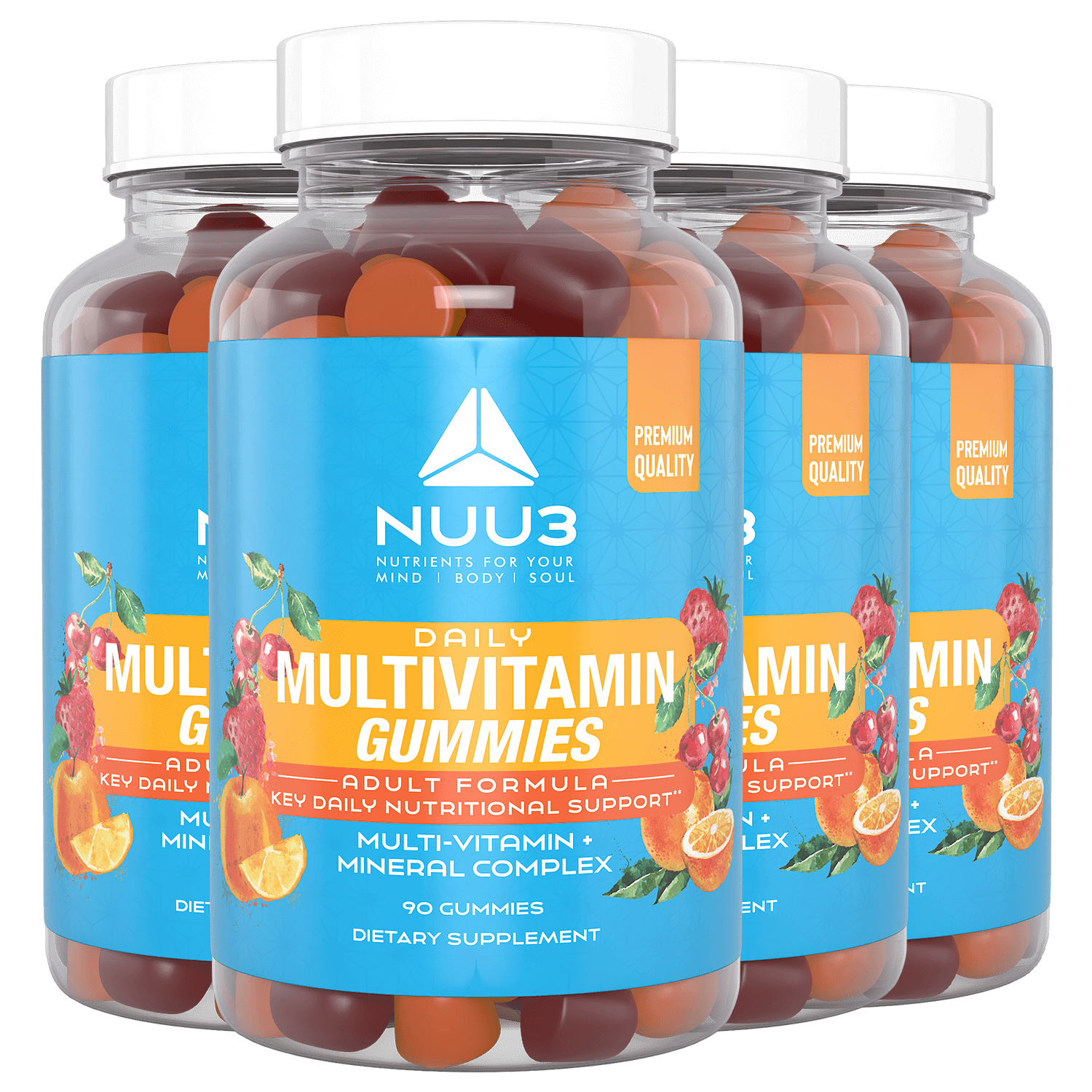 Daily Multivitamin Gummies Bottles - Nuu3