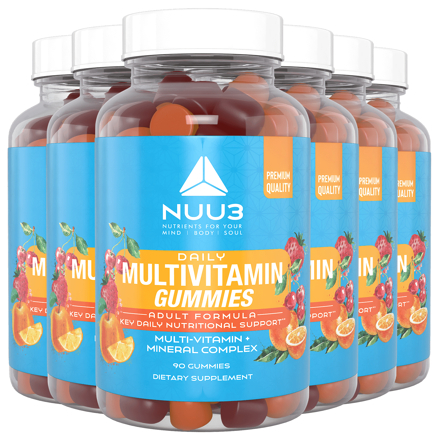 Daily Multivitamin Gummies Bottles - Nuu3