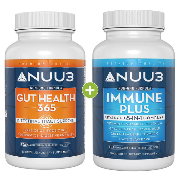 Combo Pack - Gut Health 365 & Immune Plus - Nuu3