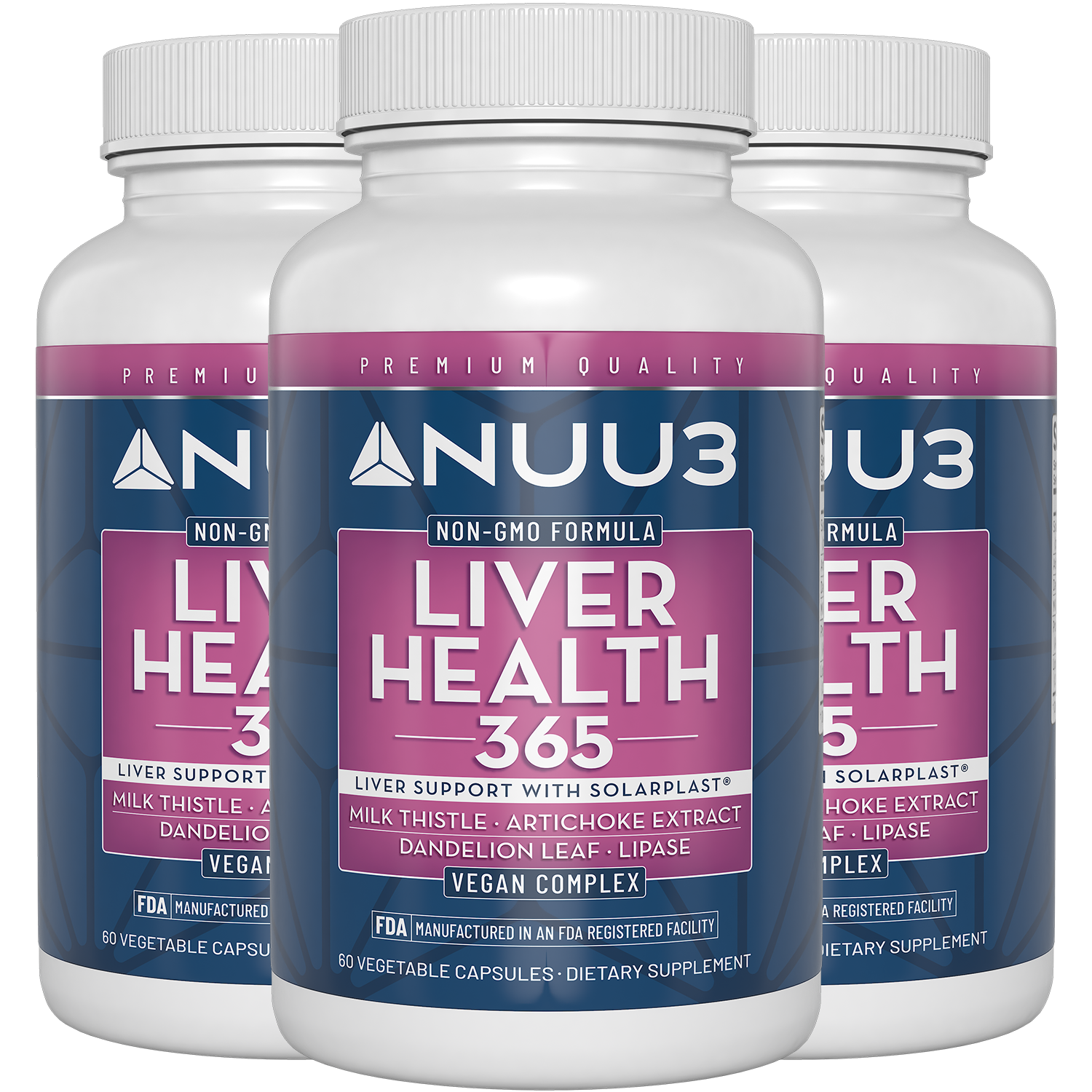 Liver Health 365 3 Bottles - Nuu3
