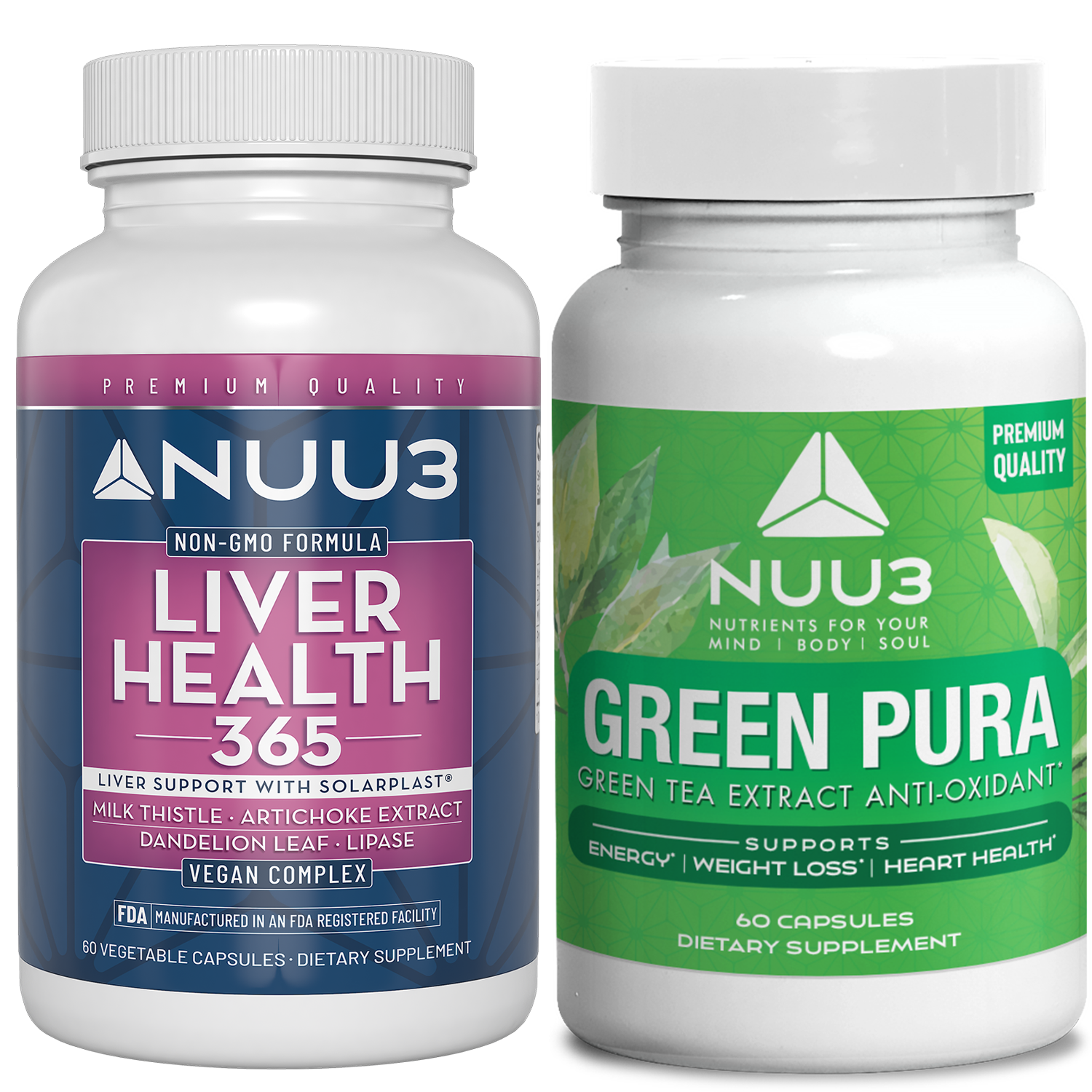 Combo- Liver Health 365 & Greenpura - Nuu3