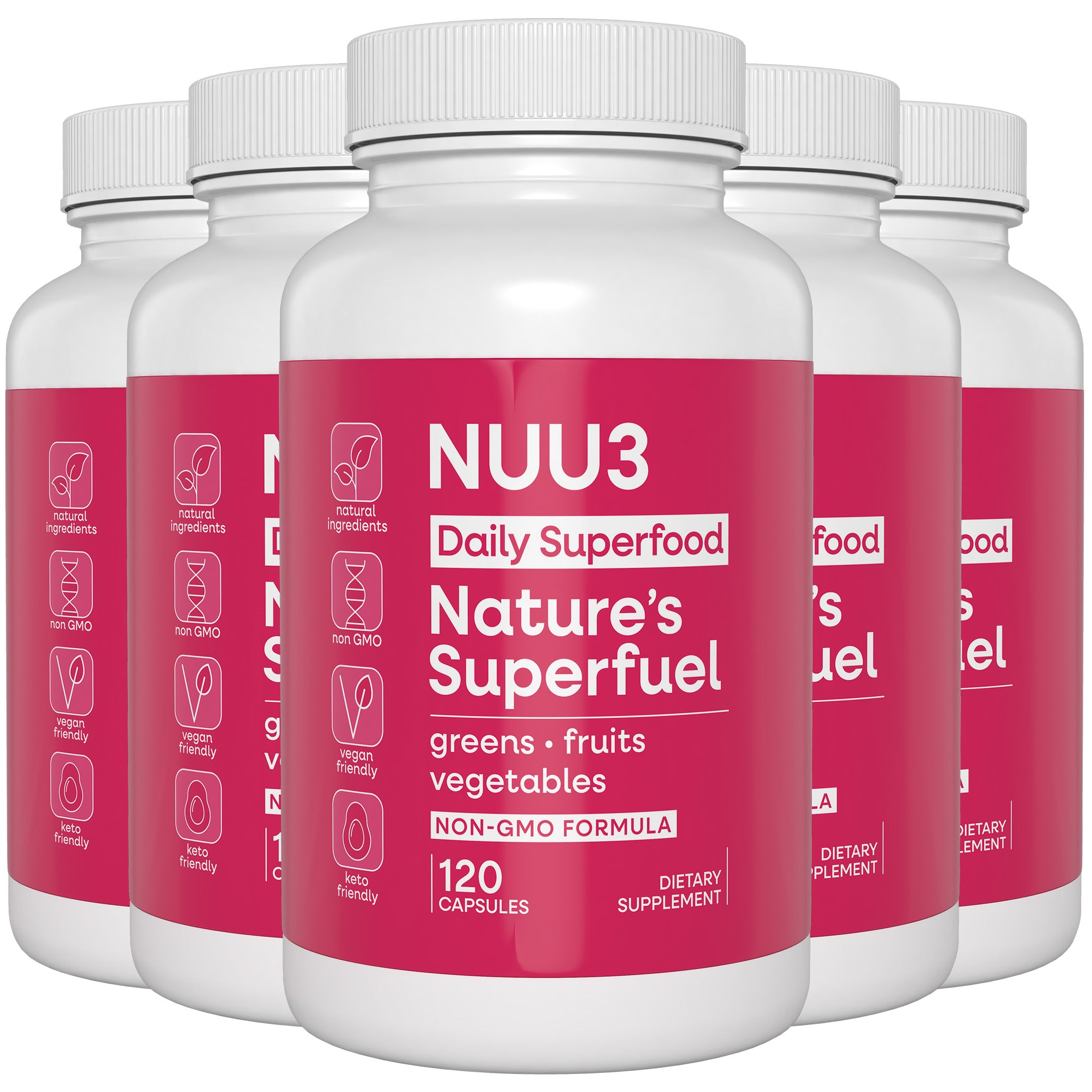 Nature's Superfuel 5 Bottles - Nuu3