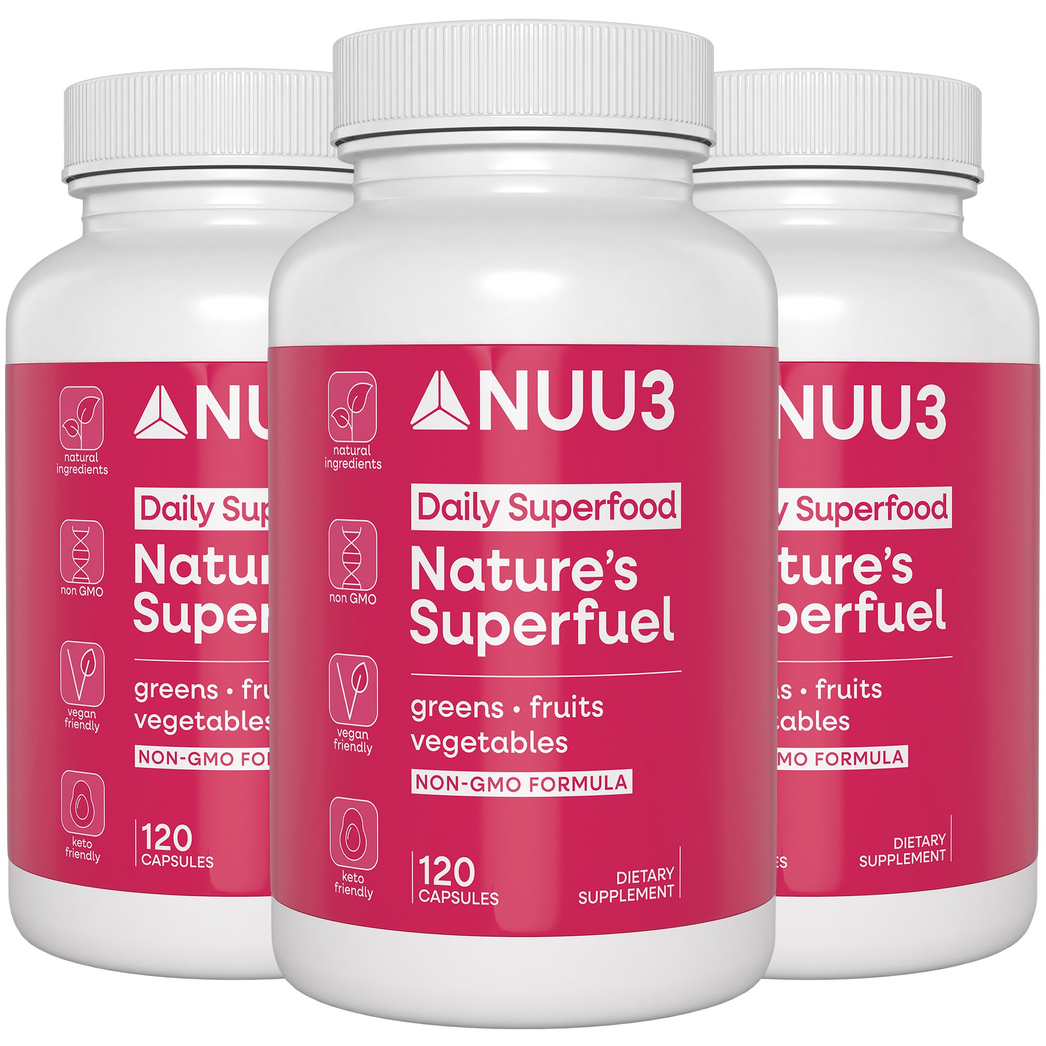 Nuu3 Nature's Superfuel 3 Bottles - Nuu3