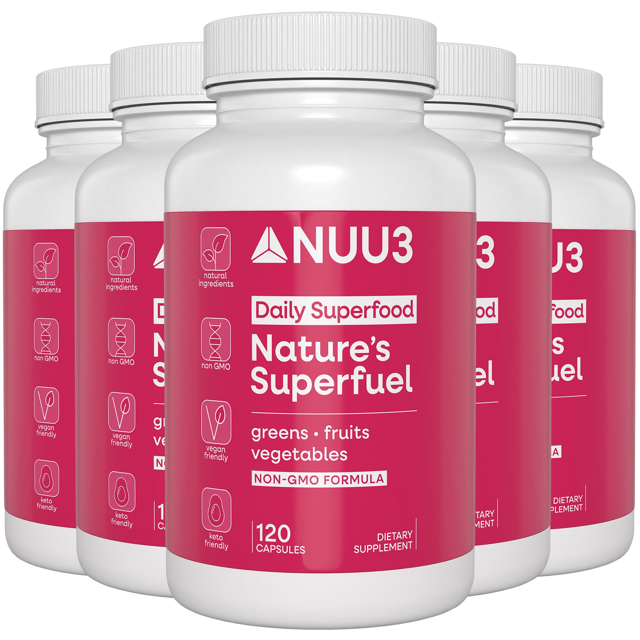 Nature's Superfuel 5 Bottles - Nuu3