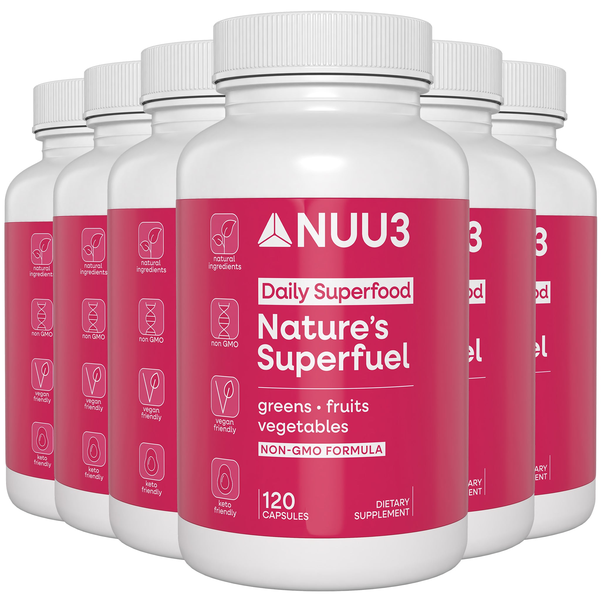 Nuu3 Nature's Superfuel 6 Bottles - Nuu3