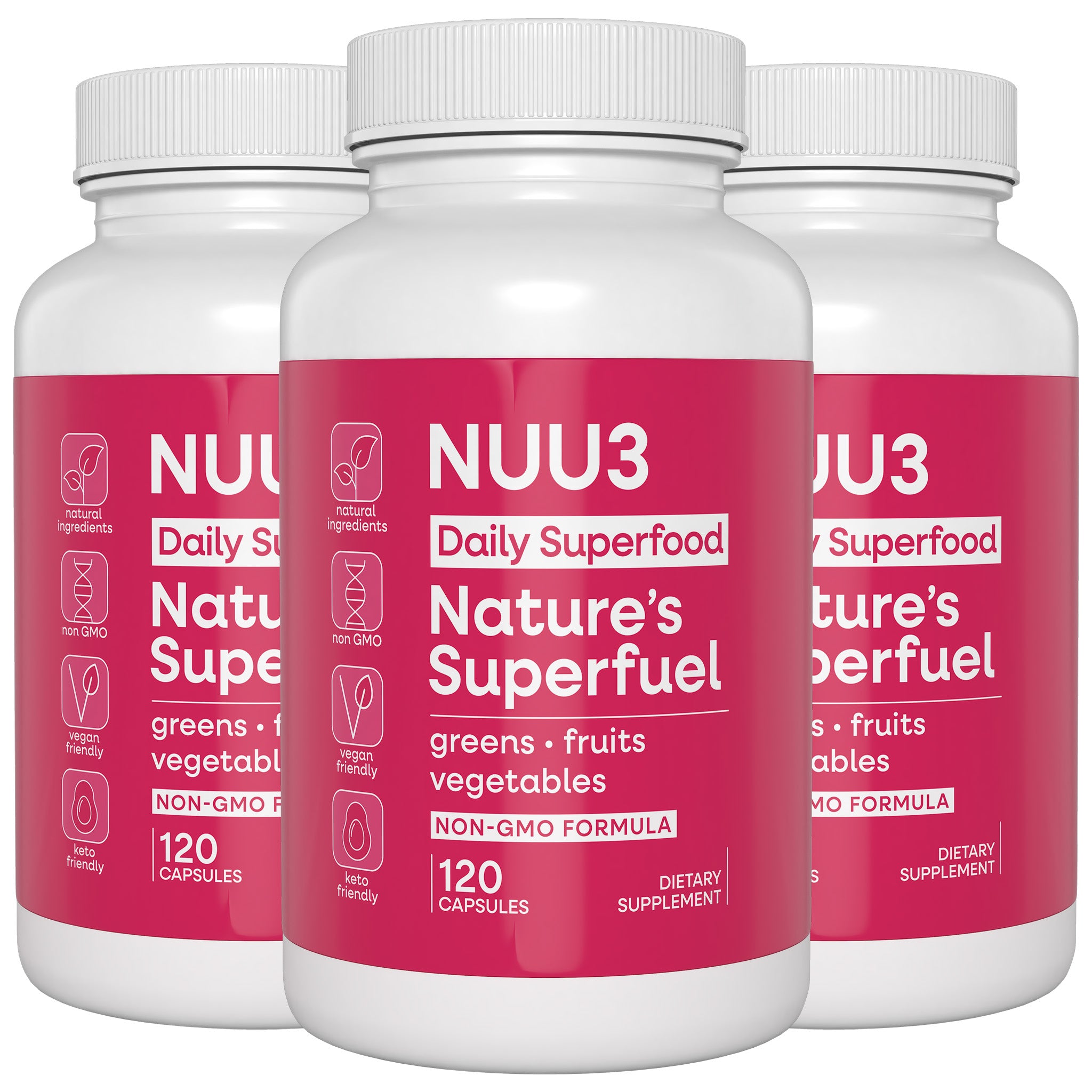 Nuu3 Nature's Superfuel 3 Bottles - Nuu3