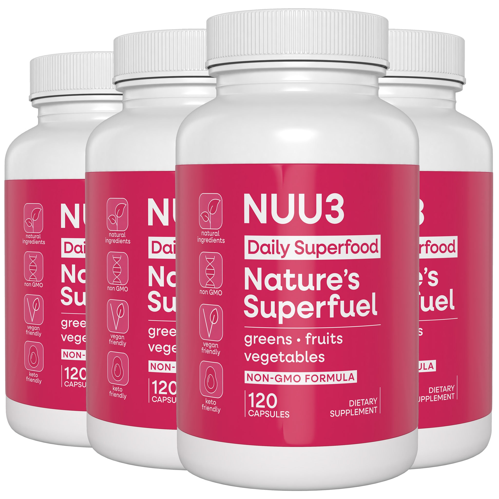 Nature's Superfuel 4 Bottles - Nuu3