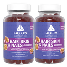 Hair, Skin, and Nails Gummies Bottles - Nuu3