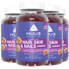 Hair, Skin, and Nails Gummies Bottles - Nuu3