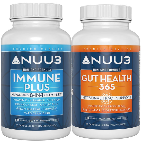 Combo Pack - Immune Plus & Gut Health 365 - Nuu3