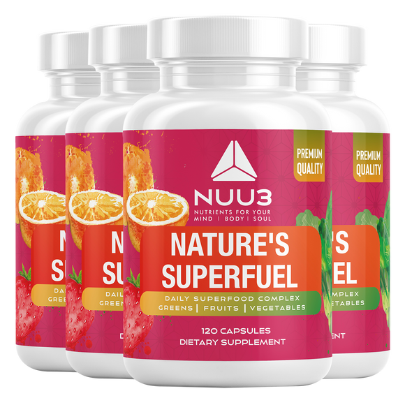 Nuu3 Nature's Superfuel 4 Bottles - Nuu3