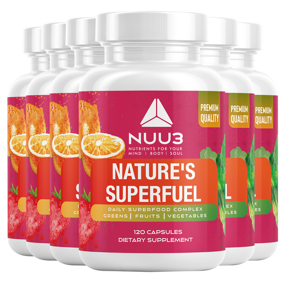 Nuu3 Nature's Superfuel 6 Bottles - Nuu3