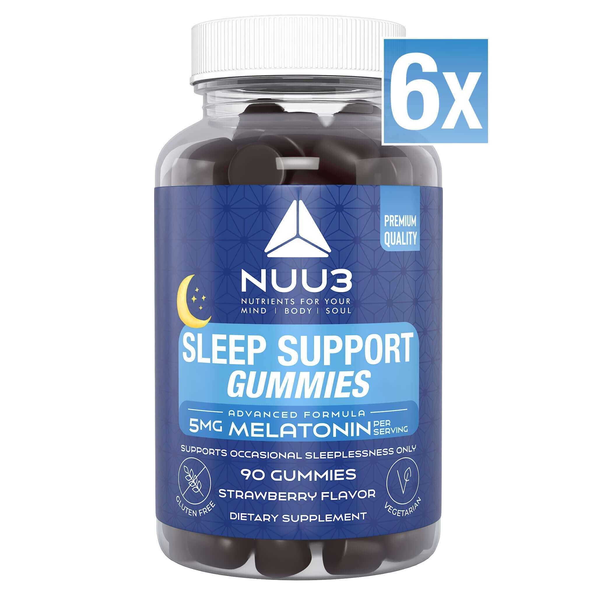 Sleep Support Gummies Bottles - Nuu3