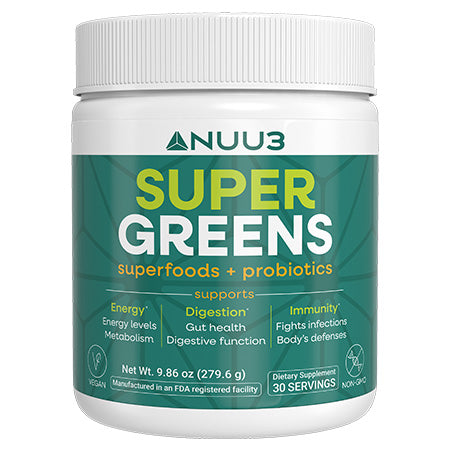 NUU3 SuperGreens - Superfood Greens Powder - Nuu3