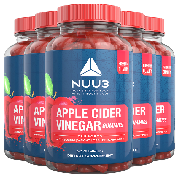 5 Bottles  of Nuu3 ACV Gummies - Nuu3