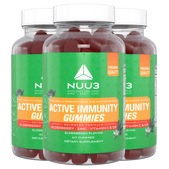 Active Immunity Gummies 3 Bottles - Nuu3