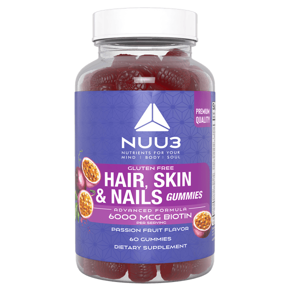 Hair, Skin, and Nails Gummies - Nuu3